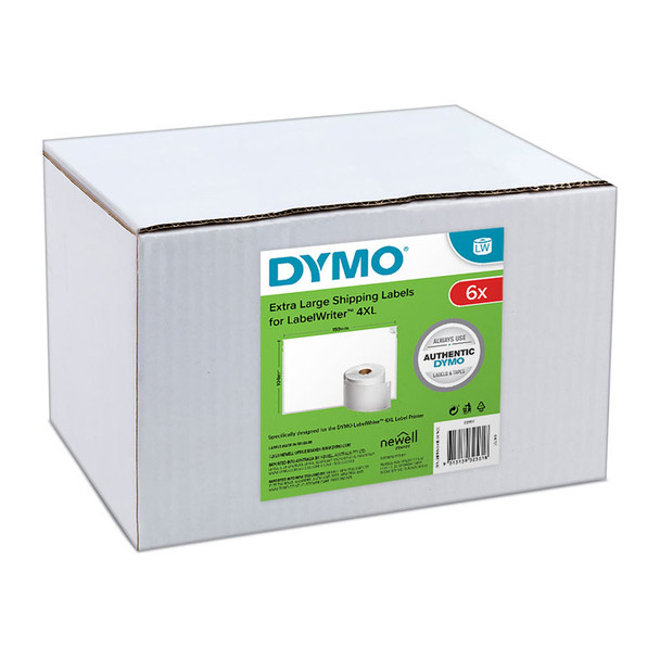 Dymo 4XL Label 904980 6 Pack, 2128307