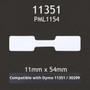 Dymo Compatible 11351 / 30299 Jewellery  Labels 11x54mm 