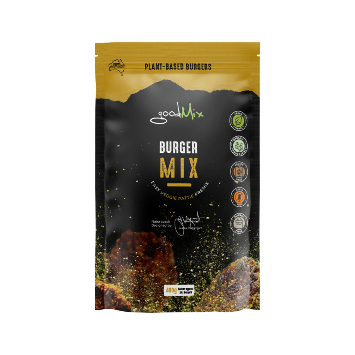 Get GoodMix Superfoods Burger Mix 400g