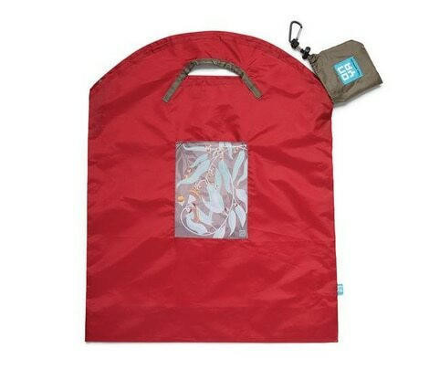 Buy Onya Reusable Shopping Bag Red Dark Leaves Large
