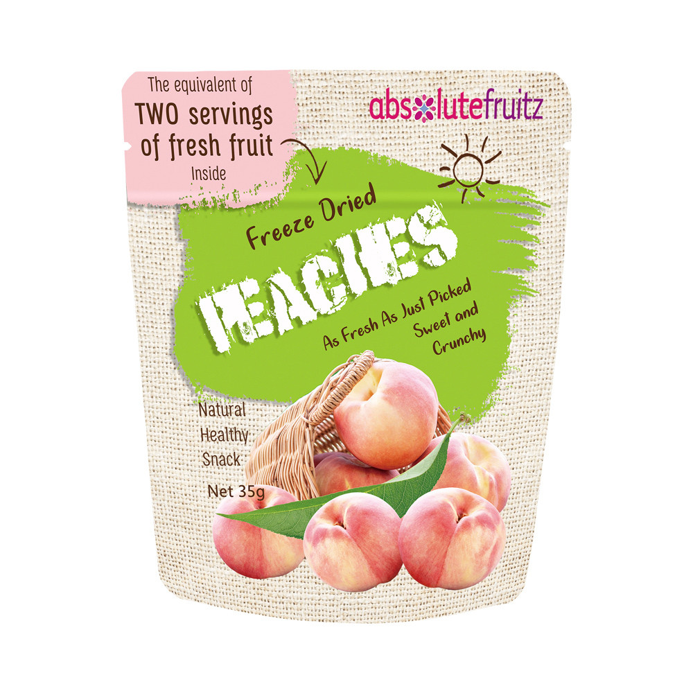Absolute Fruitz Absolutefruitz Freeze Dried Peaches 35g