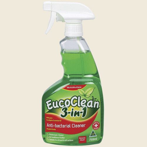 Eucoclean Anti-Bacterial Spray 3-In-1 Eucalyptus 750ml