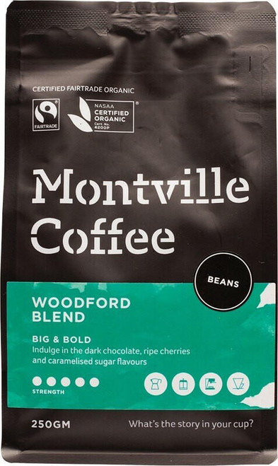 Montville Coffee Woodford Beans 250g