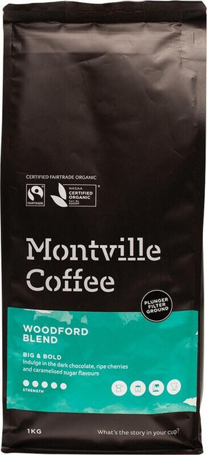 Montville Coffee Woodford Plunger 1kg by Montville Coffee