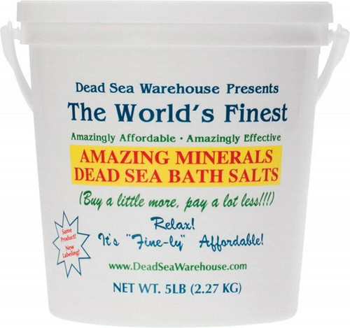 Dead Sea Warehouse DEAD SEA WAREHOUSE Dead Sea Bath Salts Bucket 2.27kg