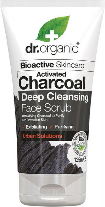 Dr Organic Activated Charcoal Face Scrub 125ml