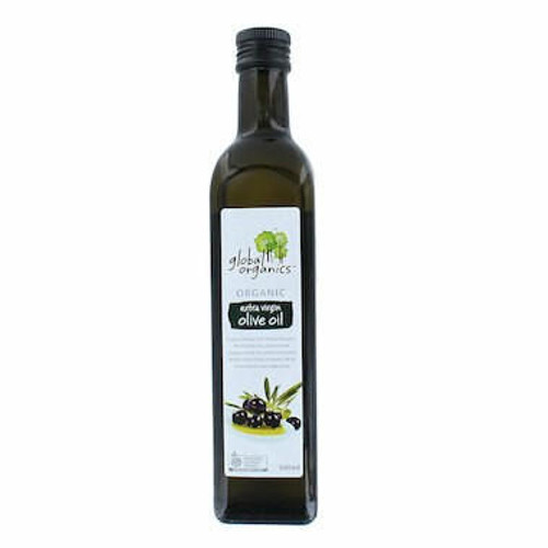 Global Organics Oil Olive Extra Virgin Organic 500ml