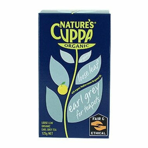 Natures Cuppa Tea Loose Leaf Earl Grey Organic 125g