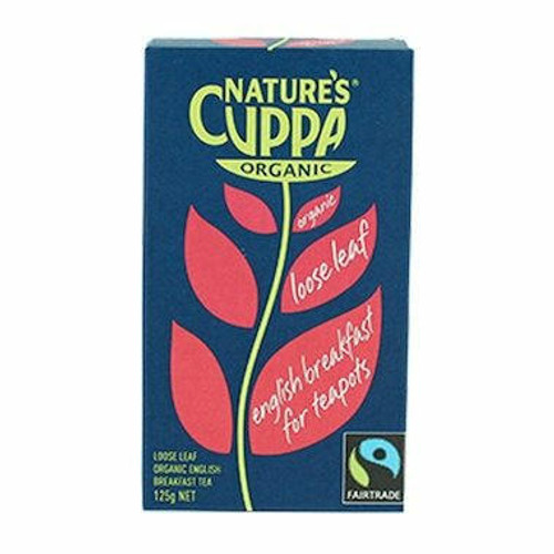 Natures Cuppa Tea Loose Leaf English Breakfast Organic 125g