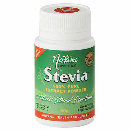 Nirvana Stevia Pure Extract Powder Organic 30g