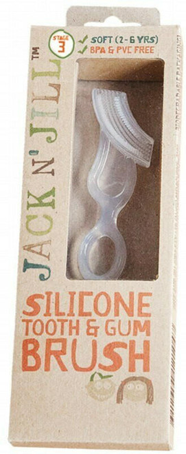 Jack n Jill Jack N Jill Silicone Tooth and Gum Brush 2 6 years