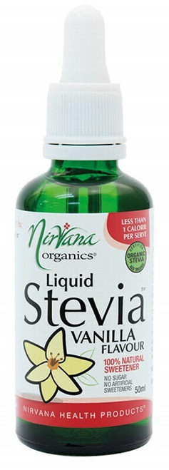 Nirvana Organics Vanilla Liquid Stevia 50ml