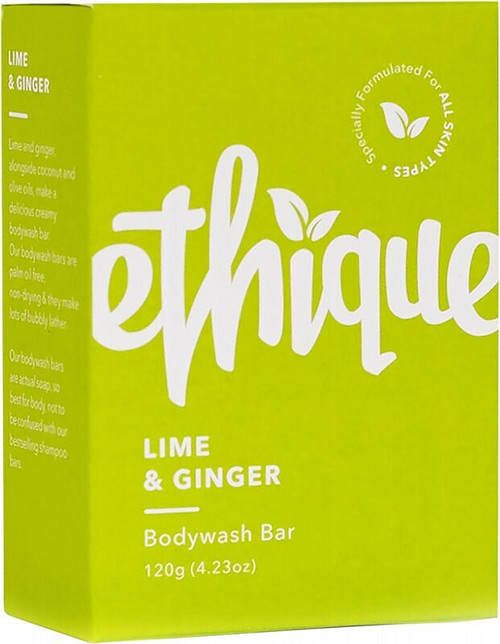 Ethique Solid Bodywash Bar Lime and Ginger 120g