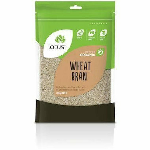 Lotus Wheat Bran Organic 300g