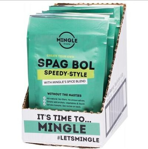 Mingle Natural Seasoning Blend Spag Bol Speedy Style 12 x 30g