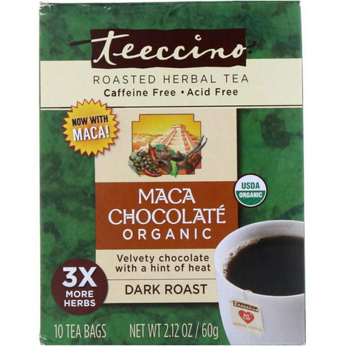 Teeccino Herbal Coffee Chocolate x 10 Tea Bags