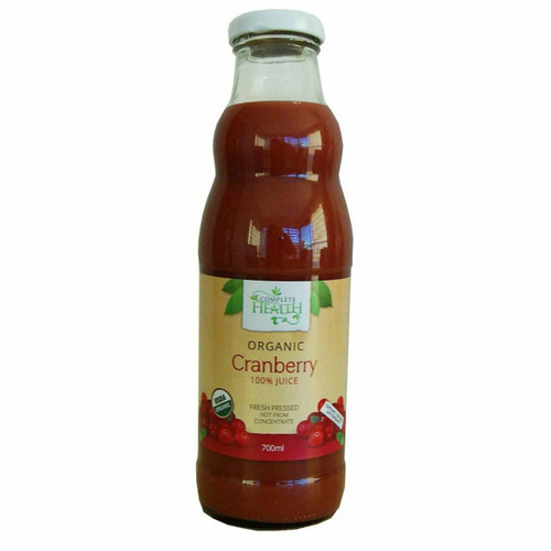 Complete Health Cranberry 100percent Juice Organic 1 Litre