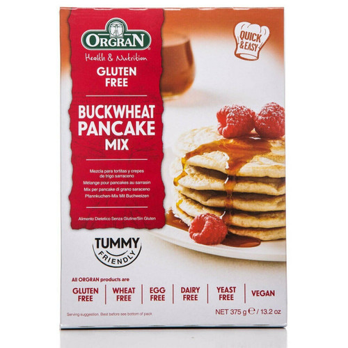 Orgran Gluten Free Pancake Mix Buckwheat 375g x 8