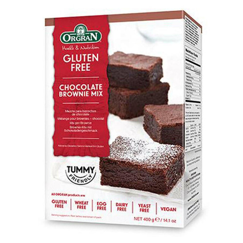 Orgran Gluten Free Brownie Mix Chocolate Flavoured 400g x 7