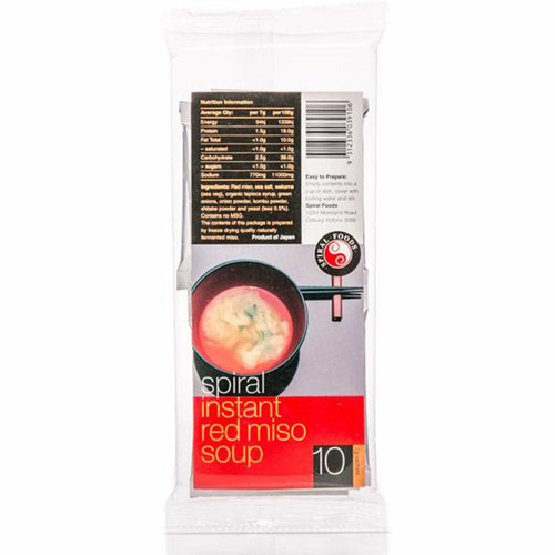 Spiral Foods Spiral Miso Soup Red Instant 10 Packet 70g