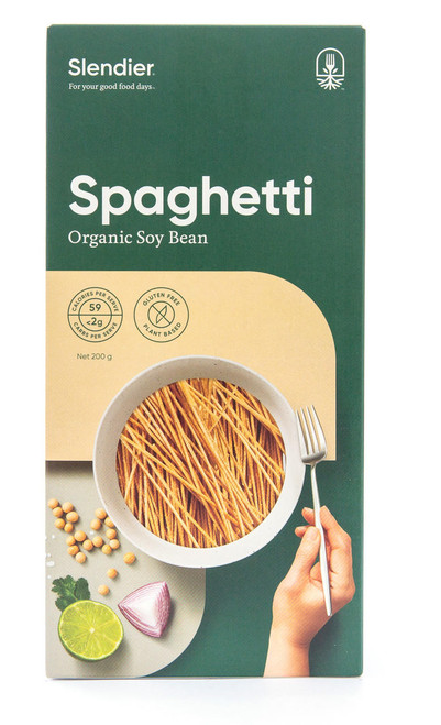 Slendier Soy Bean Spaghetti Organic 200g x 6