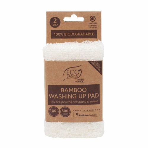 White Magic Eco Basics Bamboo Pad 2 Packet x 6