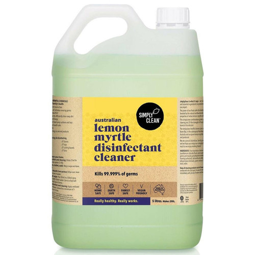 Simply Clean Lemon Myrtle Disinfect/Cleaner 5L