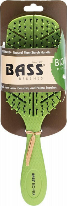 Bass Brushes Bio Flex Detangler Hair Brush Green x 1