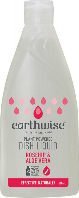 Earthwise Dish Liquid Rosehip and Aloe Vera 400ml