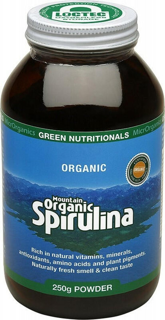 Green Nutritionals Mountain Organic Spirulina Powder 250g