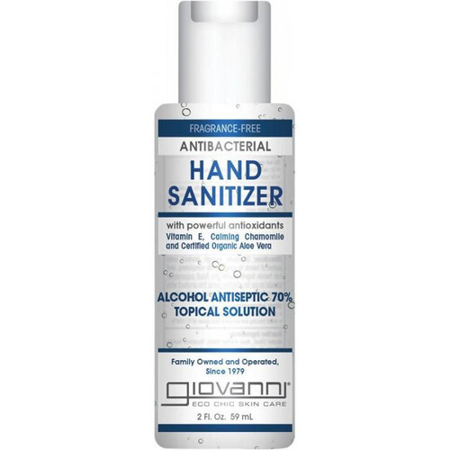 Giovanni Antibacterial Hand Sanitizer Alcohol Antiseptic 70percent 59ml