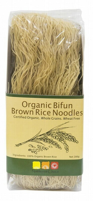 Nutritionist Choice Rice Noodles Bifun Brown 200g