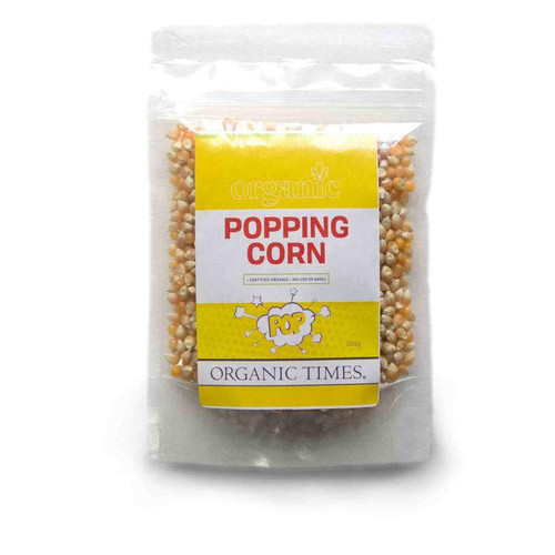 Organic Times Popping Corn 200g