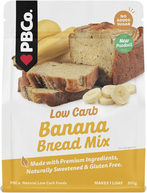 Pbco PBCO Low Carb Banana Bread Mix 350g