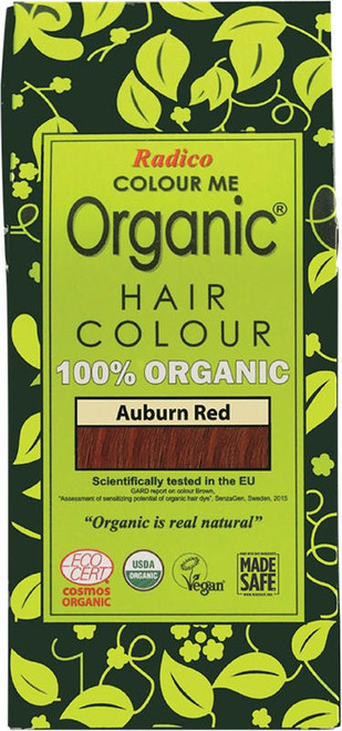 Radico Colour Me Organic Hair Colour Powder Auburn Red 100g