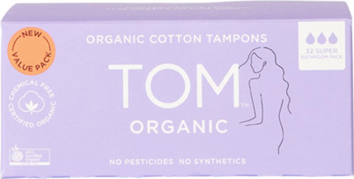 Tom Organic Tampons Super x 32