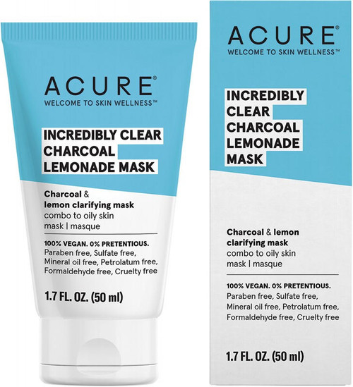 Acure Incredibly Clear Charcoal Lemonade Mask 50ml