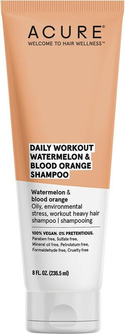 Acure Daily Workout Watermelon and Blood Orange Shampoo 236ml