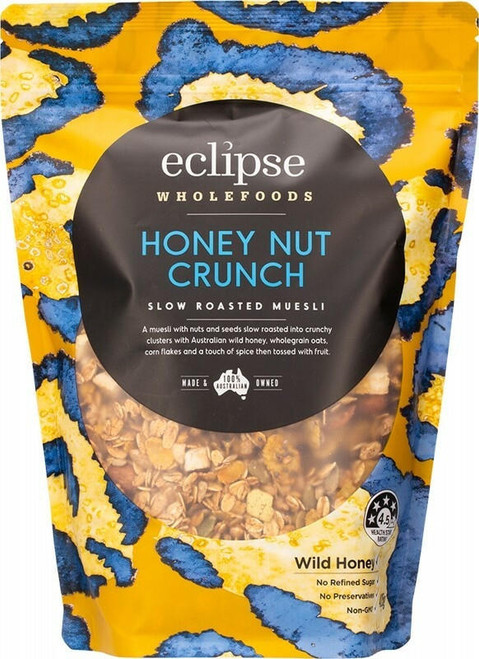 Eclipse Organics Eclipse Wholefoods Slow Roasted Muesli Honey Nut Crunch 425g