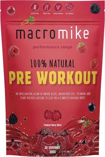 Macro Mike Performance Range Pre Workout 300g