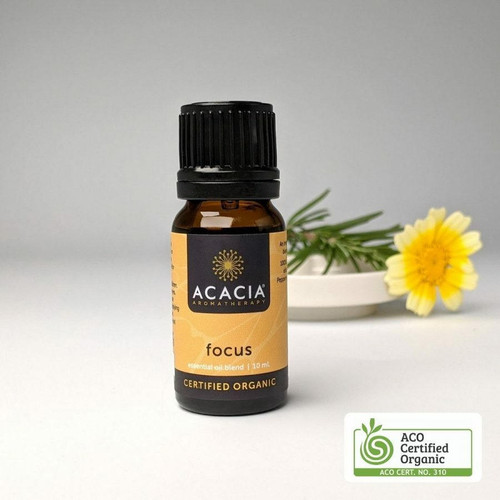 Acacia Aromatherapy Acacia Focus Certified Organic Essential Oil Blend 10mL