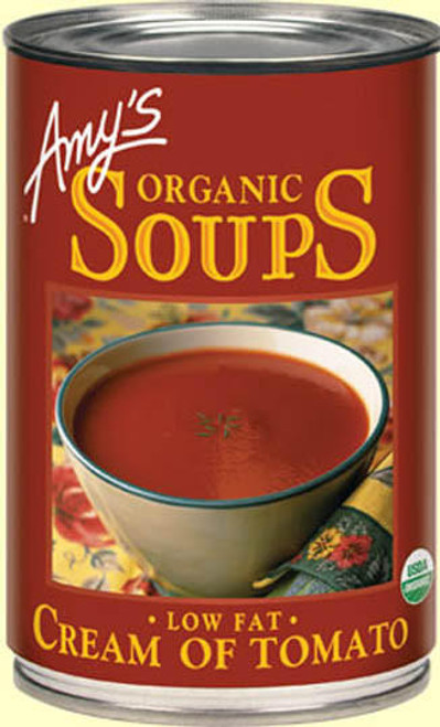 Amys Kitchen Amys Organic Soups Low Fat Cream of Tomato 411gmUSDA
