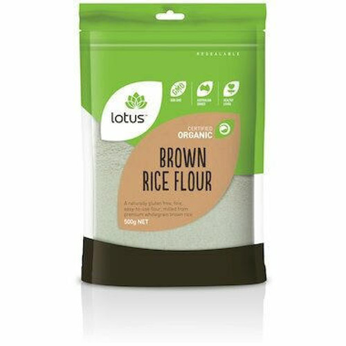 Lotus Rice Flour Brown Organic 500g