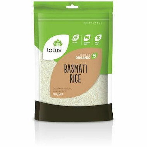 Lotus Rice Basmati Organic 500g