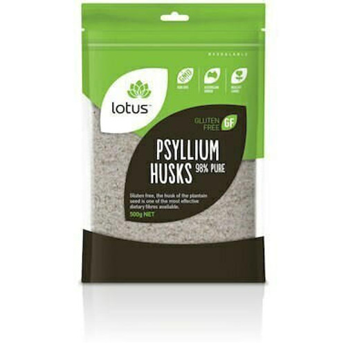 Lotus Psyllium Husks 98percent 500g