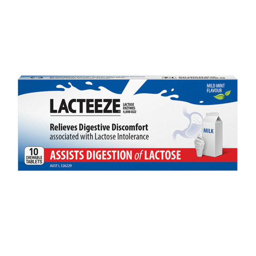 Lacteeze By Allergy Free Lacteeze Chewable 10t