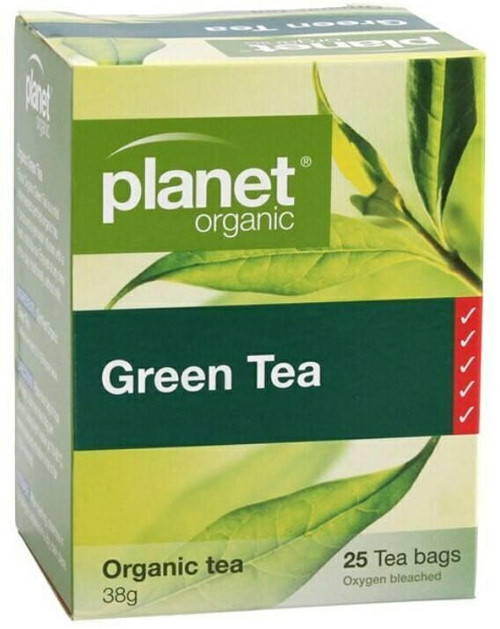 Planet Organic Green Tea Bags 25 Bags