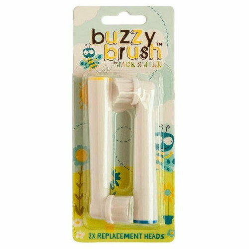 Jack n Jill Jack N Jill Buzzy Brush Elec Toothbrush Replace Heads 2 Packet