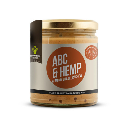 Grounded Spread ABC and Hemp Almond, Brazil, Cashew 250g