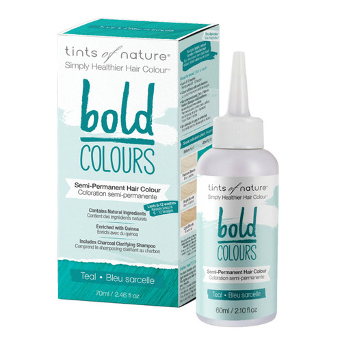 Tints Of Nature Tints of Nature Bold Colours Hair Semi Perm Teal 70ml